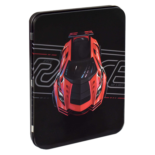 Пенал-органайзер для пишущих принадлежностей школьный Феникс+, арт.66252/ 24 СУПЕРКАР (без наполнения, 23,5x17,5x2 см, металл, полноцветная печать, ПЭТ-пакет).