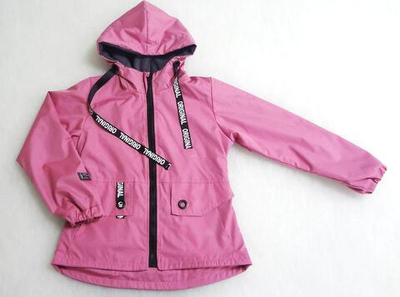 Ветровка на флисе для девочек 104-110 2407-07 (Ириска)