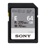 Карта памяти Sony Entry SDXC 64 ГБ 270R/70W (SF-E64/T)
