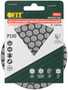 Алмазный гибкий шлифовальный круг АГШК, липучка, сухое шлифование, 100 мм, Р 100 FIT 39852