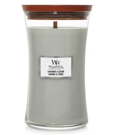 Лаванда и кедр, ароматическая свеча, WoodWick