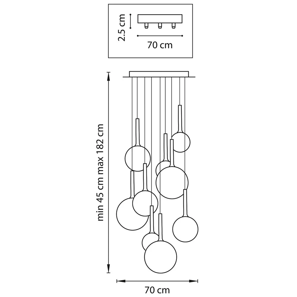 Подвесная люстра Lightstar GLOBO 813092