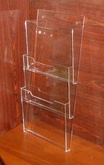 Карман буклетница А4 3-х яр вертикальный