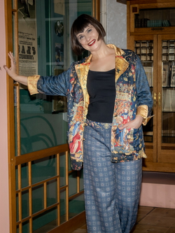 Двусторонний жакет "Фландрия", по мотивам средневековых шпалер