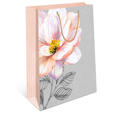 Пакет подарочный "Цветок" 26*12*32 см