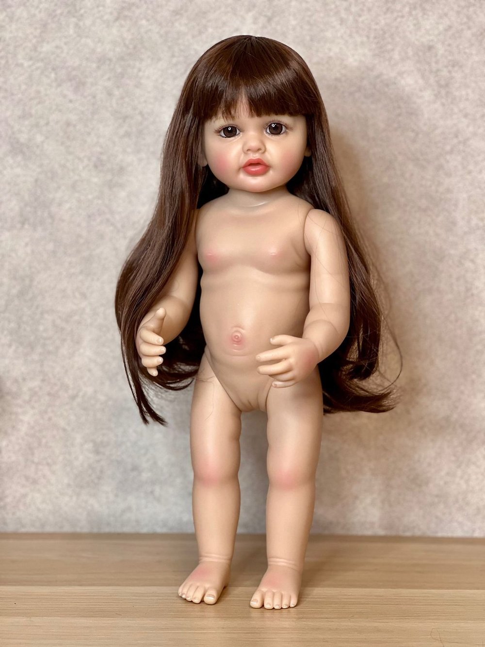 Кукла Реборн виниловая 55см в пакете (FA-539)