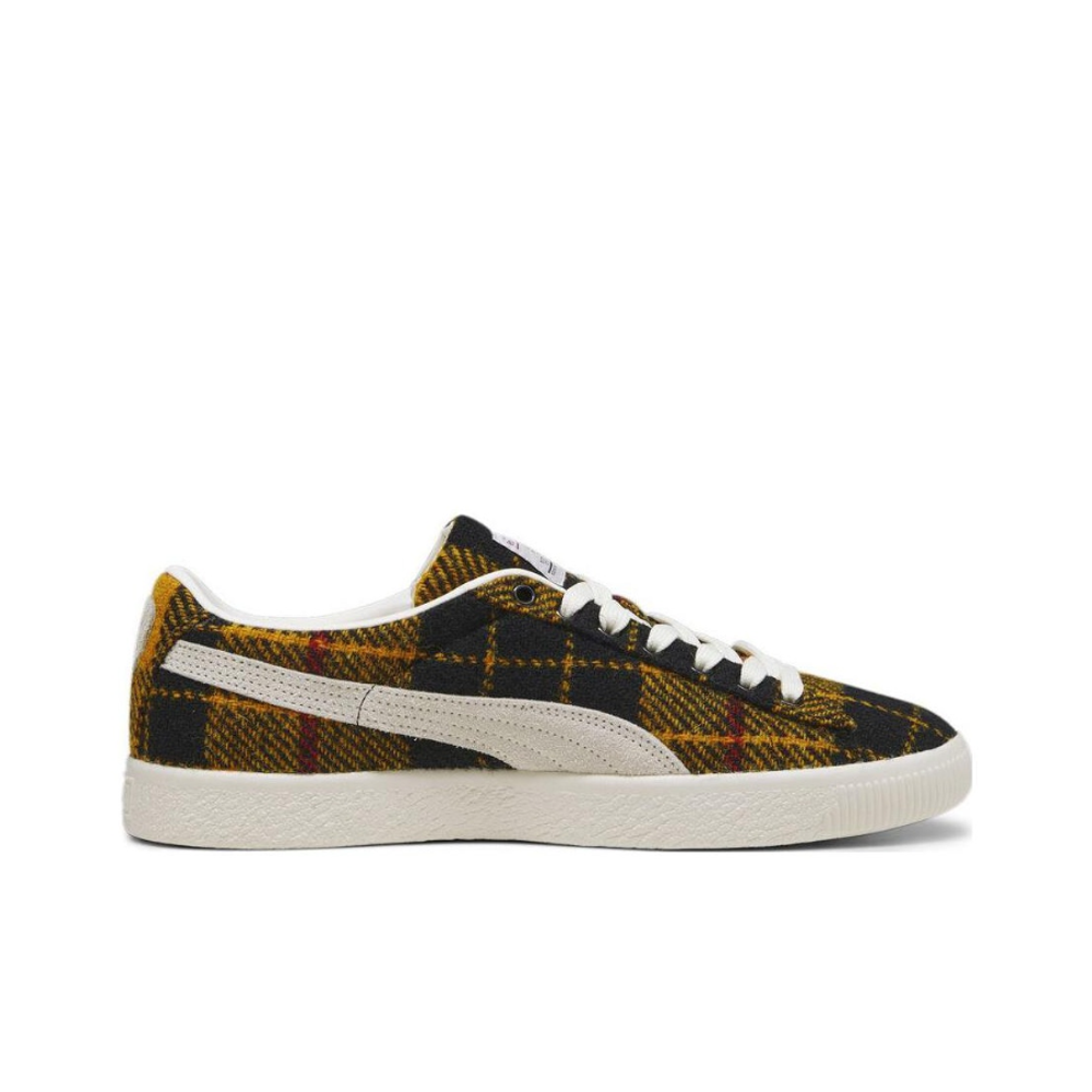 Кроссовки Puma x Harris Tweed Suede Vintage 'Tartan Yellow' 393219-02