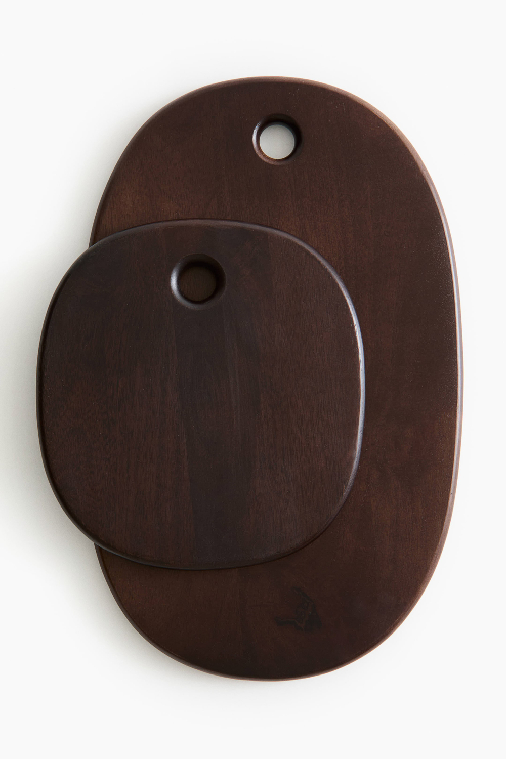 H&M HOME Большая деревянная сервировочная доска, темно-коричневый