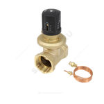 Клапан балансировочный автомат латунь 3380H Ду 40 G1 1/2" Ру16 Тмакс=120 оС ВР 5-30 кПа Kvs=11.9м3/ч без ниппелей Benarmo