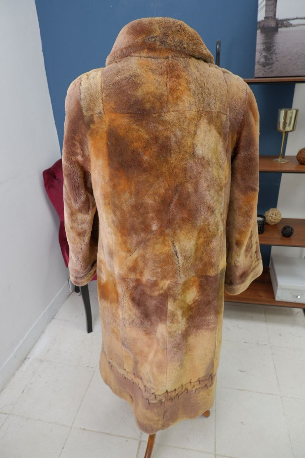 Шуба Vincenzo Grossi натуральная 46 размер