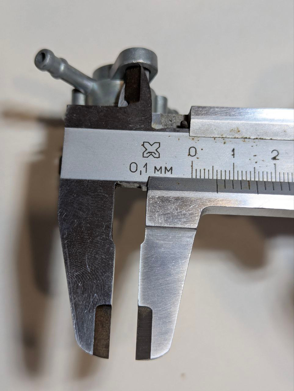 -Бензо кран топливный для мотоцикла, питбайка, скутера (3 положения, алюминий, прямой)