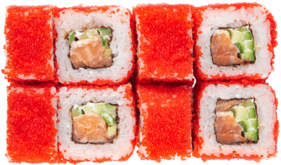 Ролл «Калифорния с лососем»