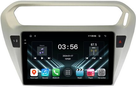 Магнитола для Peugeot 301 / Citroen C-Elysee - FarCar DX294M монитор 9.5" IPS на Android 13, 4+64Гб, CarPlay