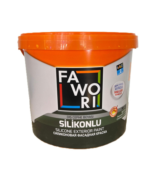 КРАСКА FAWORI ФАСАДНАЯ СИЛИКОНОВАЯ (MIX 2) 15Л