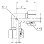 Соединение P90 DL10 16х1.5 (в сборе, нерж.)