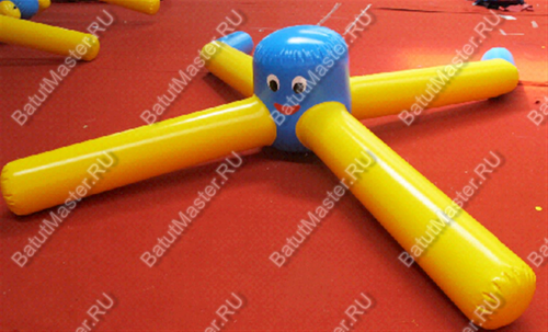 Элемент аквапарка "Осьминожка" размер 4,5*4,5*0,7 м