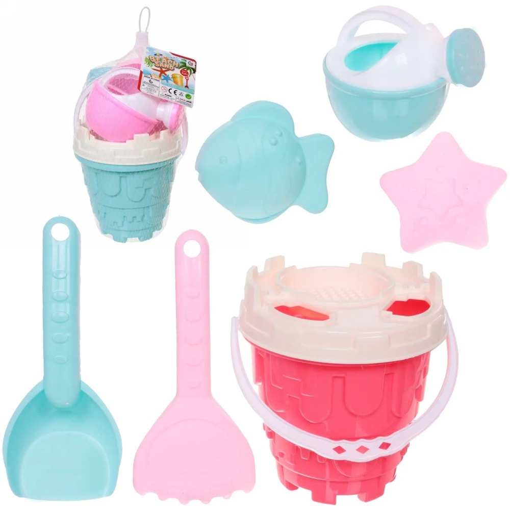 Набор для игры в песочнице «Песочная фантазия», 23*14 см, 6 предметов, микс