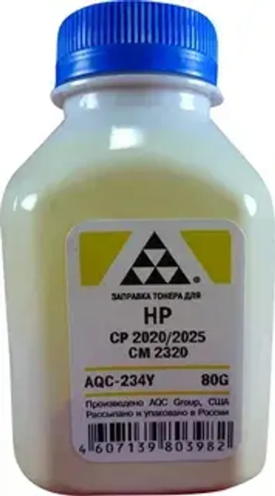 Тонер для картриджей HP CC532A/CE412A Yellow (80г) (AQC-США) Россия