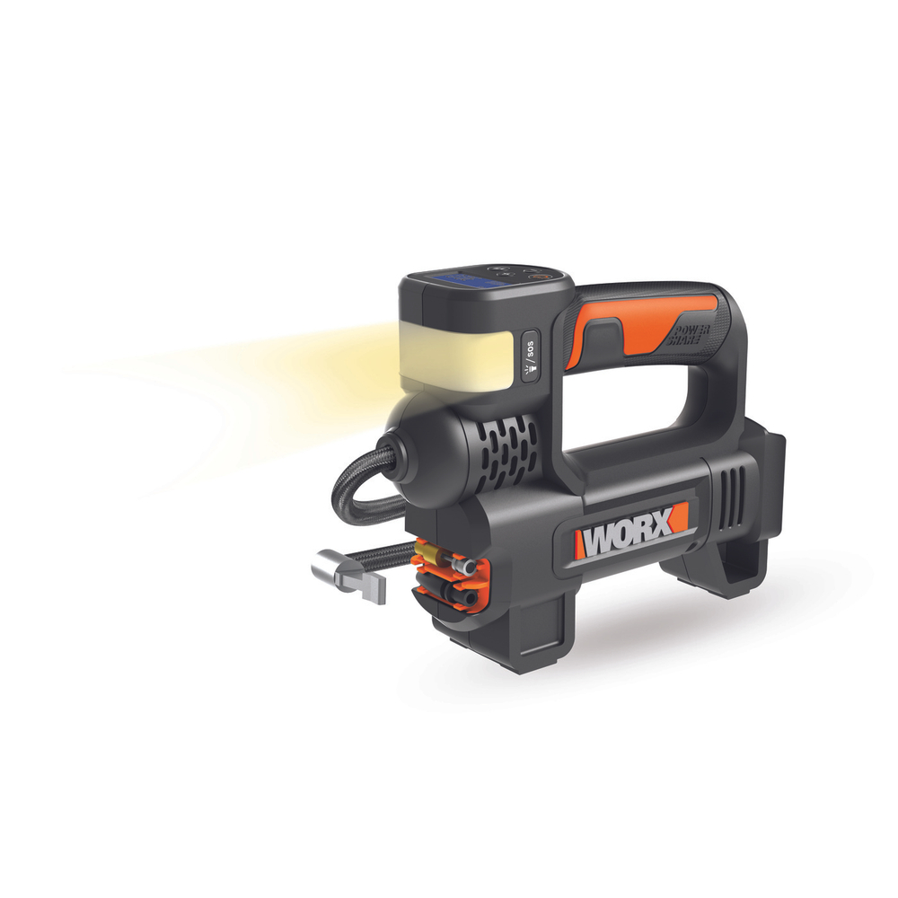Насос аккумуляторный с фонарем WORX WX092.9 20В