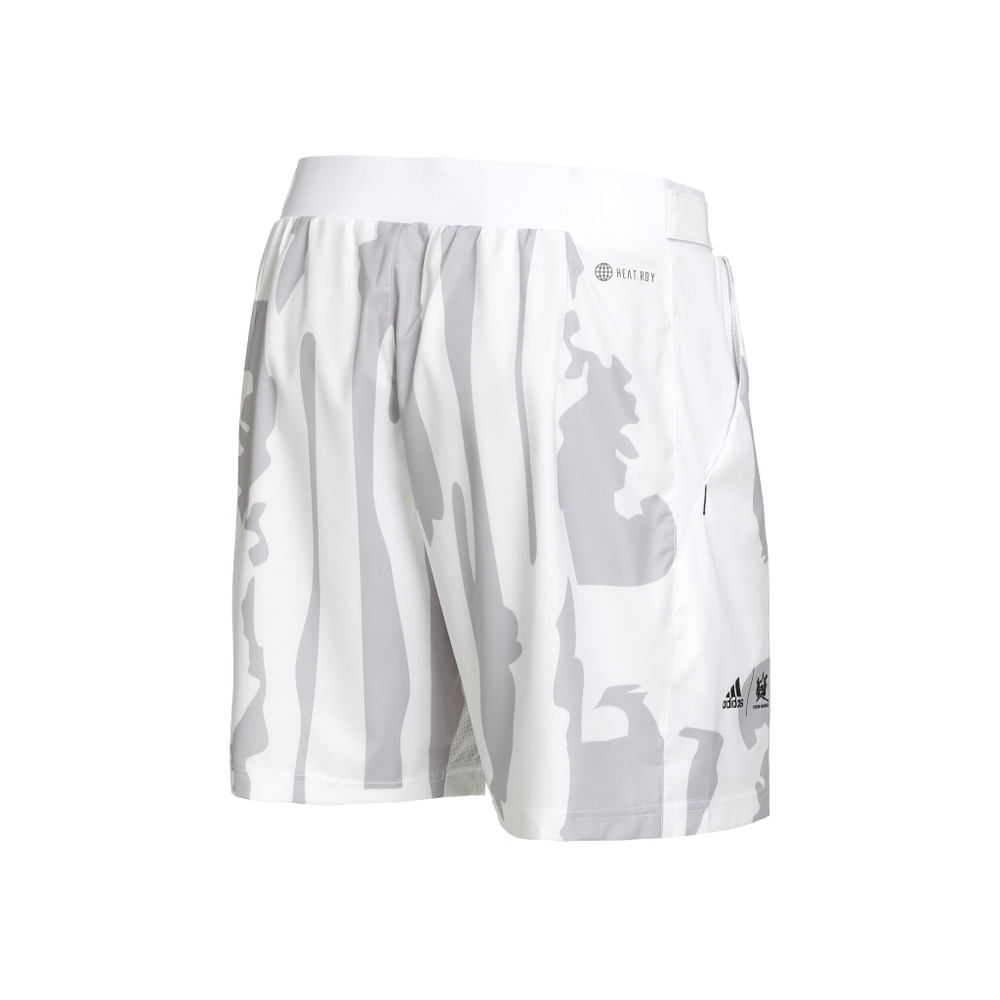 Мужские теннисные шорты adidas New York Printed Shorts Men - White, Lightgrey