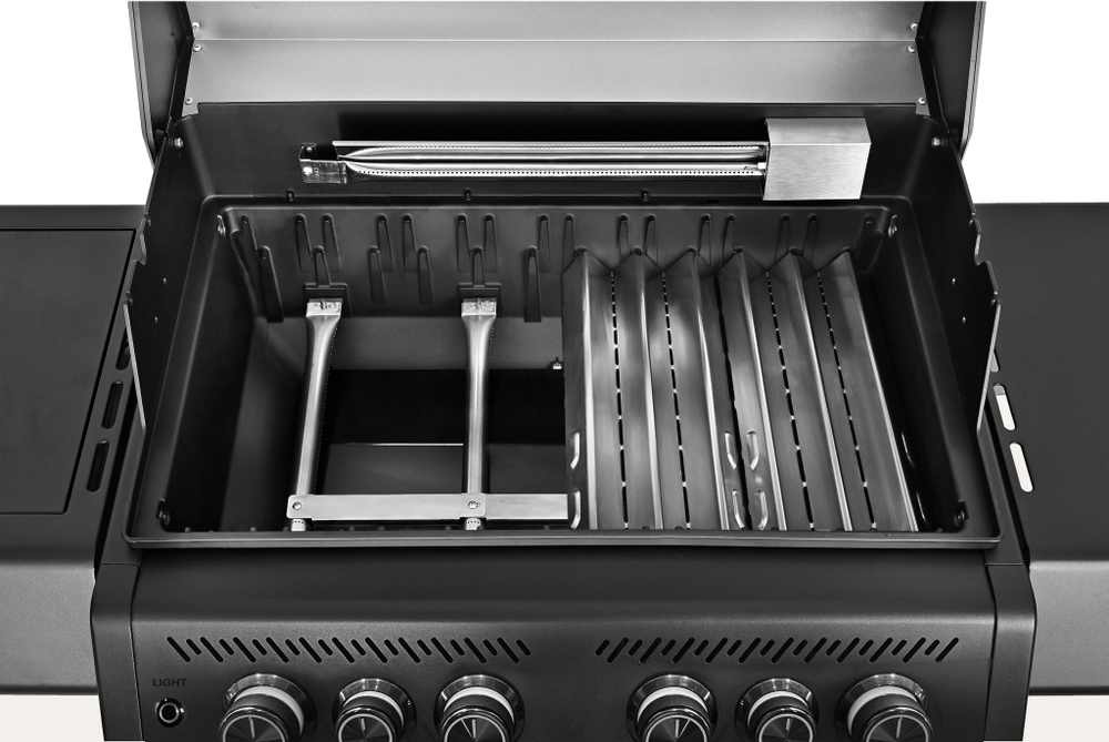 Газовый гриль 4+2 горелки