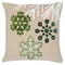 Подушка декоративная с вышивкой snow flakes из коллекции new year essential, 45х45 см