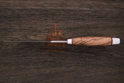 Нож разделочный АиР Клычок-1, клинок 135мм, сталь 100Х13М, рукоять орех/алюминий