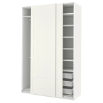 Шкаф-купе - IKEA PAX/BERGSBO/ ПАКС/БЕРГСБУ ИКЕА, 150x66x236 см, белый