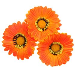 GAEM Цветы искусственные "Букет Гербер" (Real Touch), L12 W12 H33 см