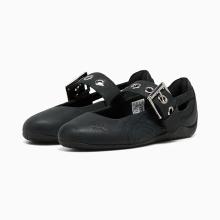 PUMA Женские кроссовки-балетки Speedcat, черный