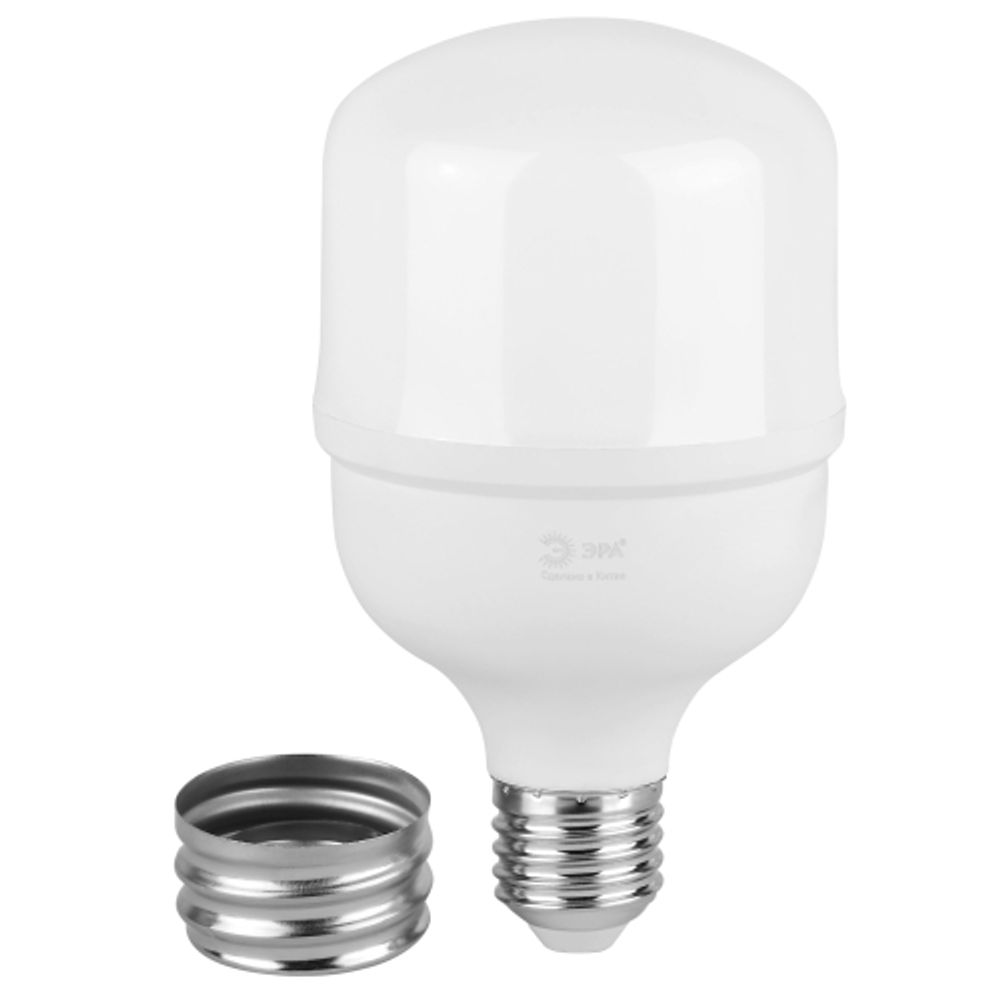 Лампа светодиодная ЭРА GREEN LINE LED POWER T80-40W-865-E27/E40 GL 40Вт колокол холодный свет Е27/Е40 | Лампы cветодиодные POWER
