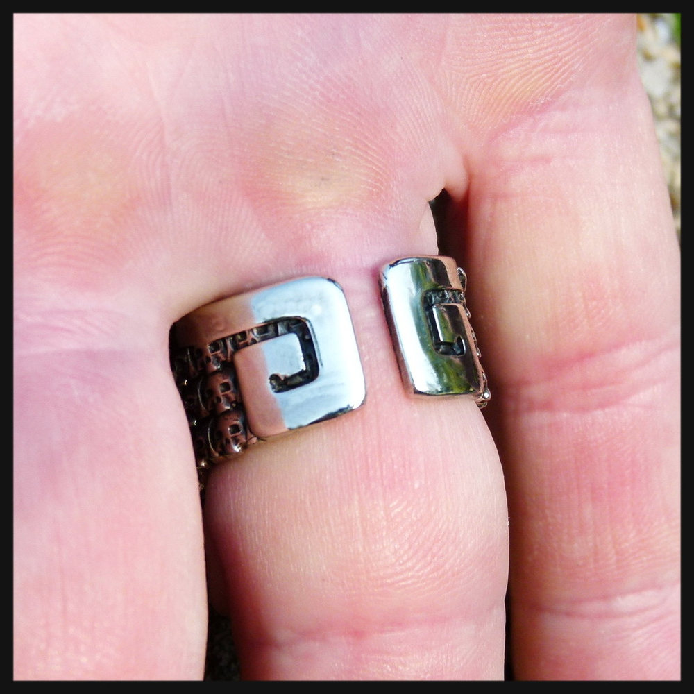 Кольцо "Жрец" мельхиор , чернение