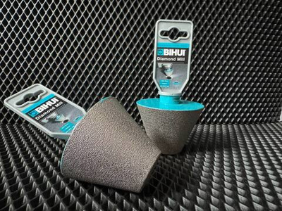 Фреза алмазная конусная (сверло шарошка алмазное коническое) BIHUI, 35-75мм, арт.DMF3575