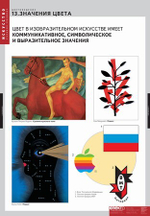 Комплект таблиц "Цветоведение" (18 таб)