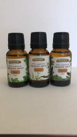 Набор Эфирных масел 3 шт. (мята, пихта , эвкалипт)