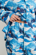 Костюм двойка из сатина горы - размер S-M