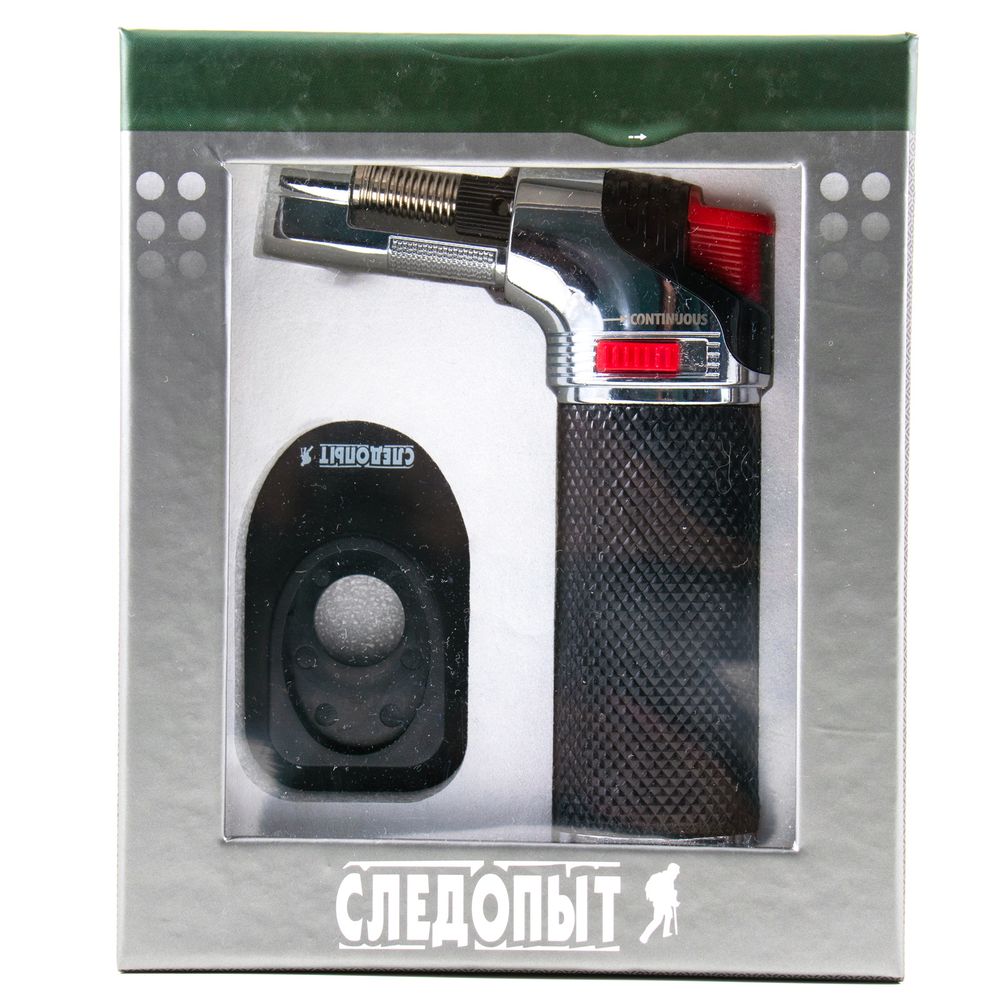 Мини-горелка газовая универсальная "СЛЕДОПЫТ-GTP-R01", с возможностью перезаправки