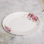 Блюдо сервировочное «Цветочная фантазия» 29,5*22,5см стеклокерамика