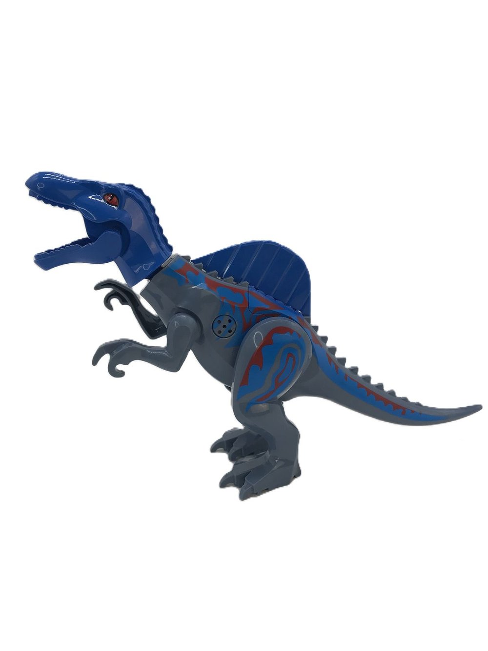 Игрушка Динозавр на батарейках (2032-1) цвет серый