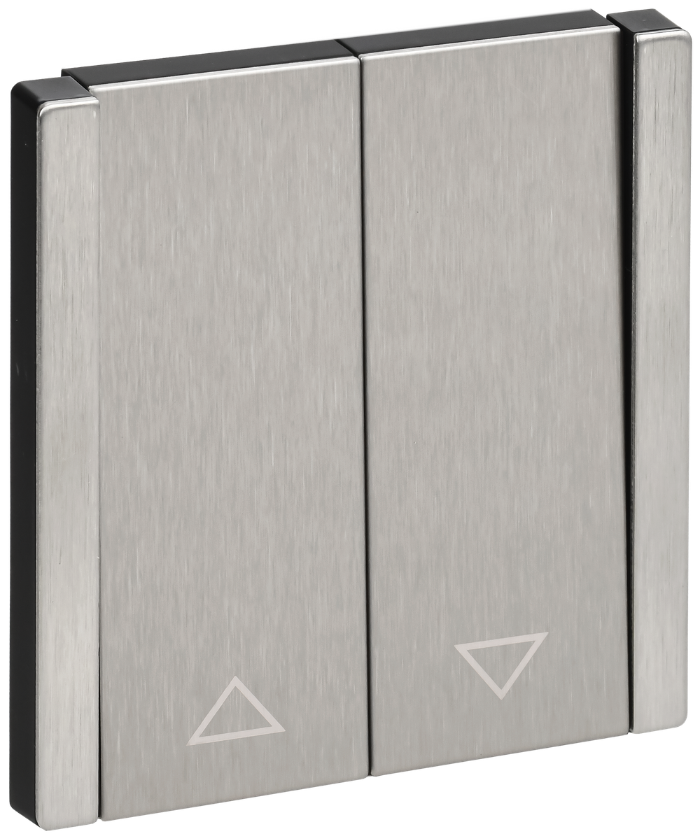 FORTE&PIANO Выключатель жалюзи 10А FP711M металл никель IEK