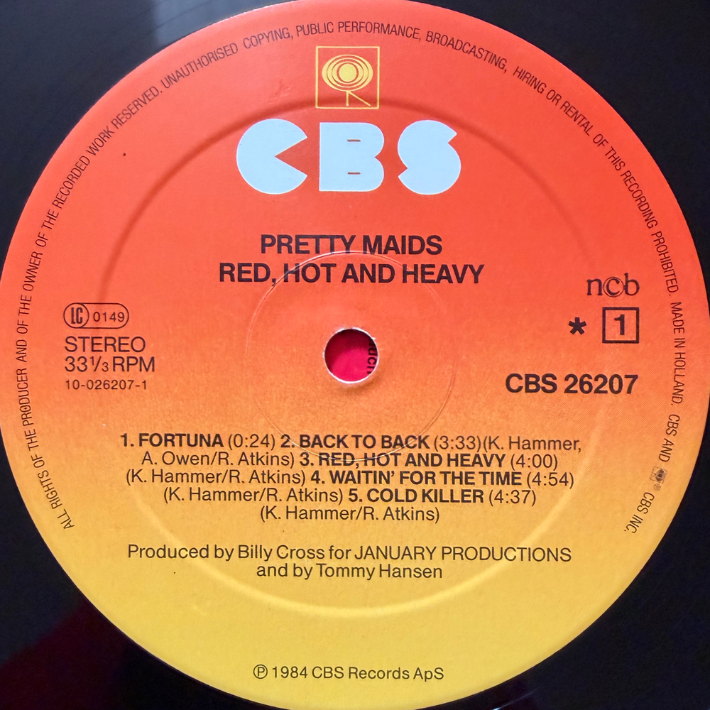 Pretty Maids - Red, Hot And Heavy (Голландия 1984г.)