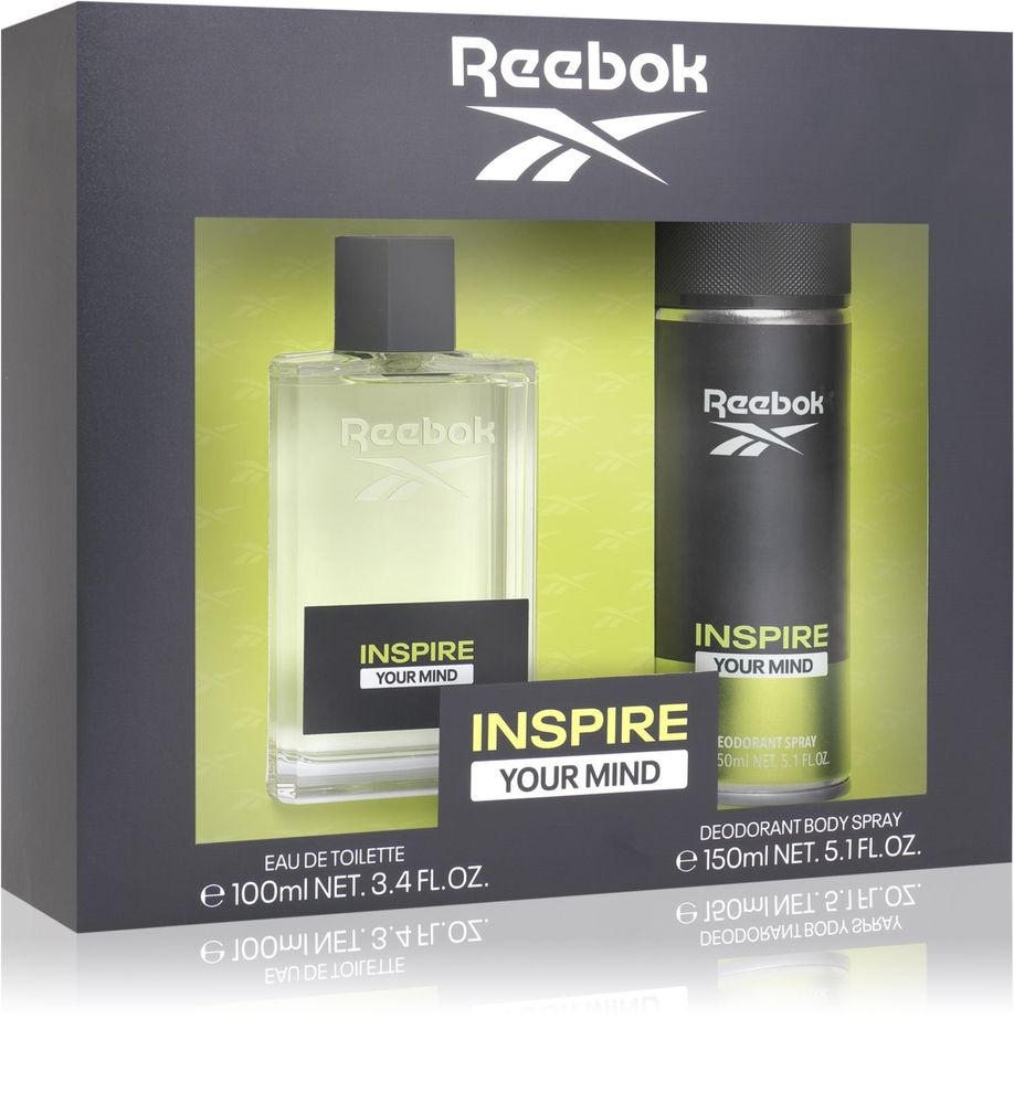 Reebok scented Body spray 150 мл + Eau de toilette 100 мл Inspire Your Mind