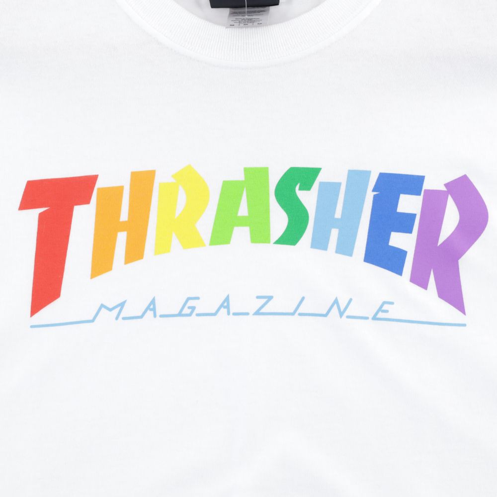 Футболка Thrasher Rainbow Mag (white)