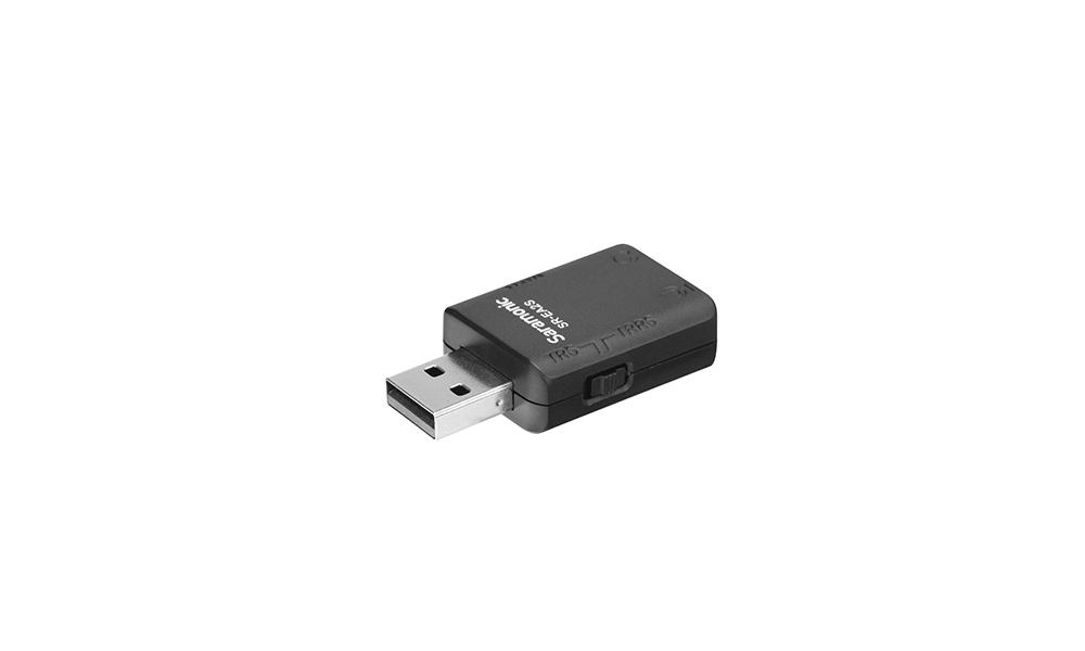 Адаптер Saramonic SR-EA2S USB-A для микрофона и наушников 3,5 мм