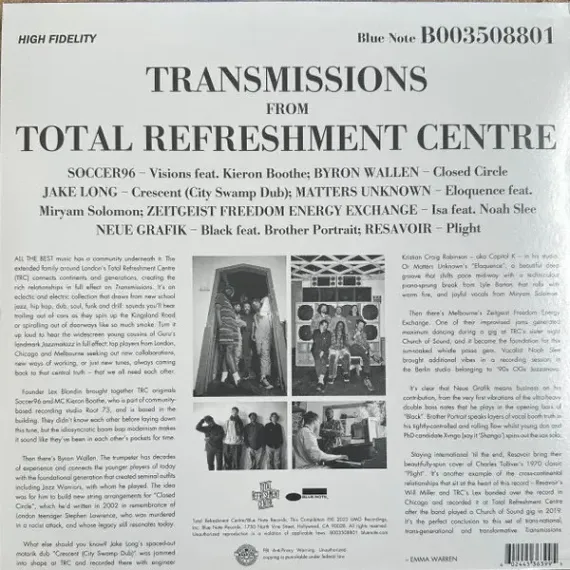 Various – Transmissions From Total Refreshment Centre BLUE NOTE 2023 LP