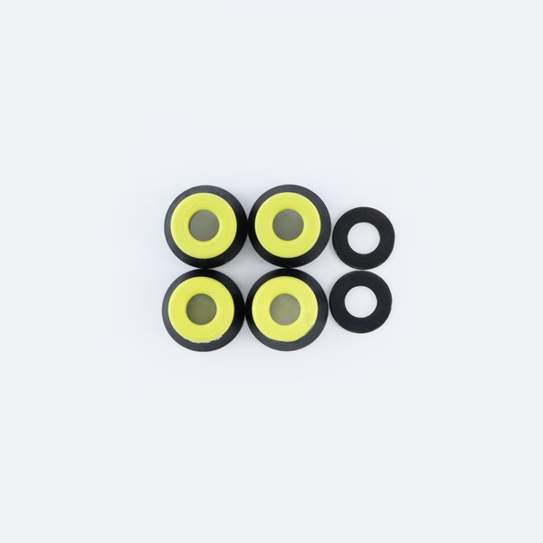 Бушинги Bones Medium Set 91a (yellow/black) артикул: - купить в магазине Дайс