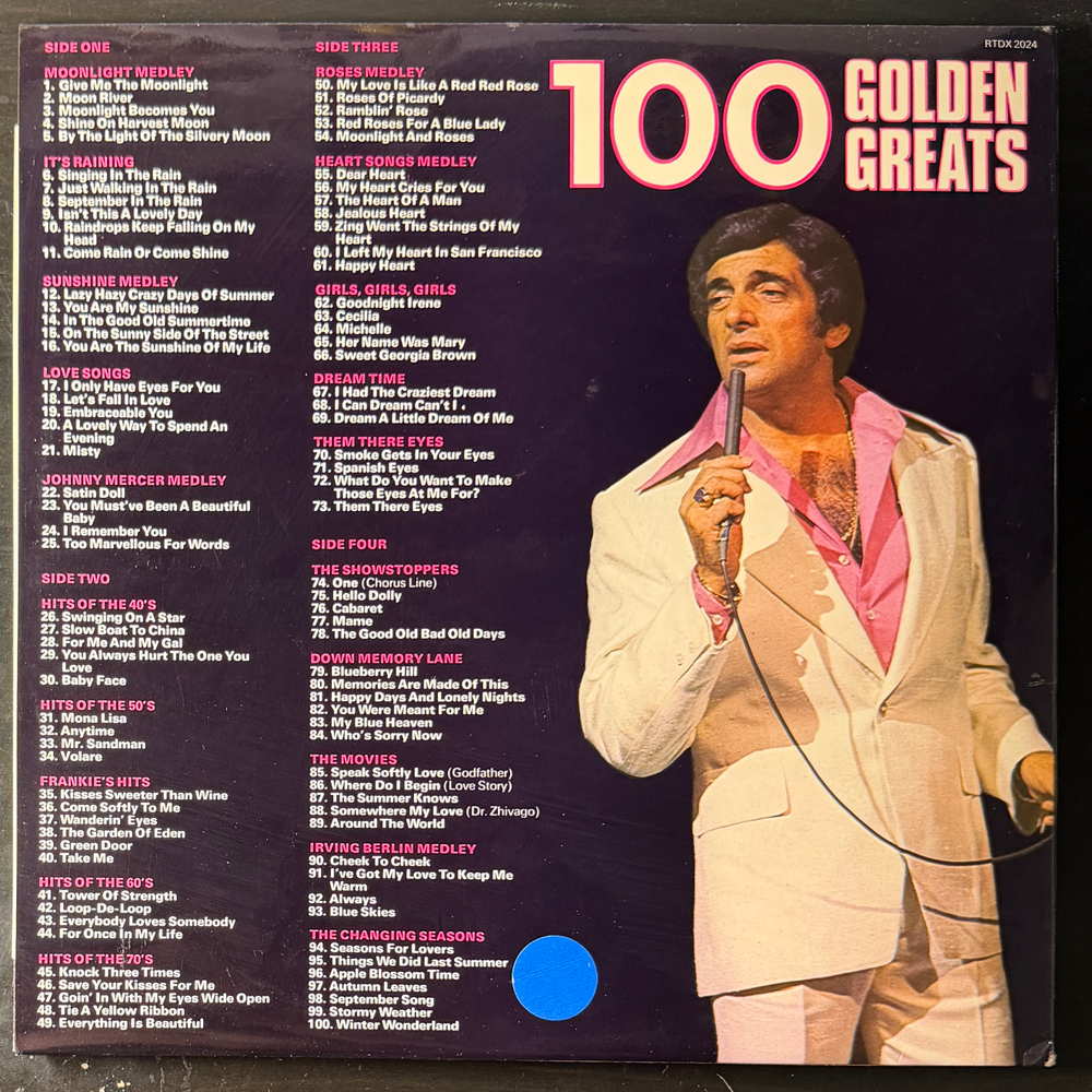 Frankie Vaughan ‎– 100 Golden Greats 2LP (Англия 1977г.) Т
