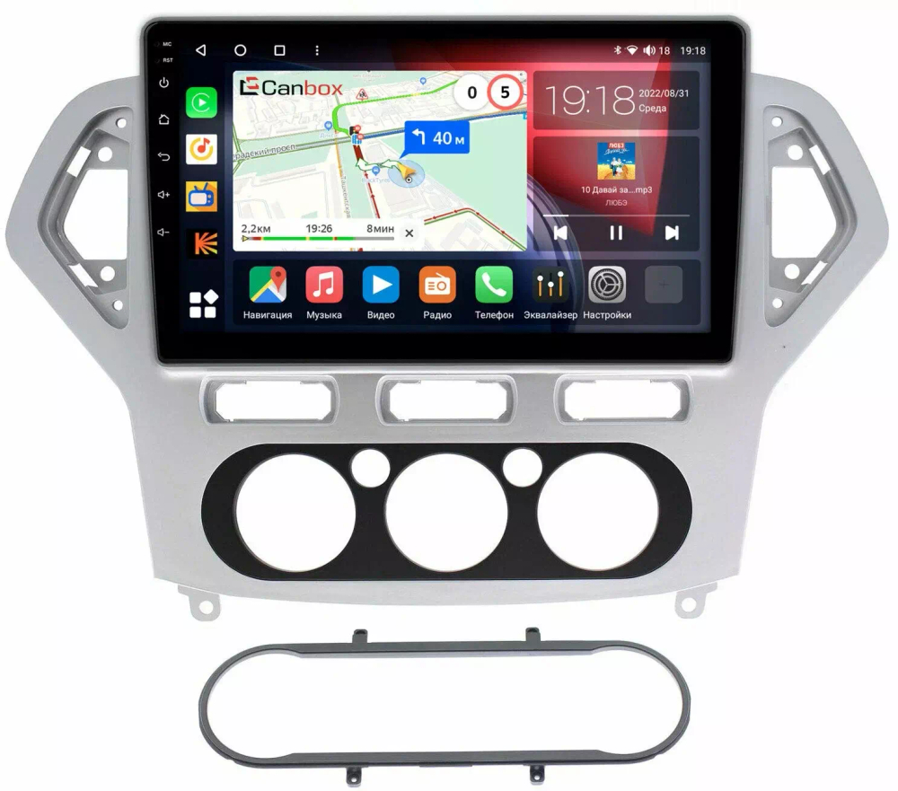 Магнитола для Ford Mondeo 4 2007-2010 - Canbox 1017 Qled, Android 10, ТОП процессор, SIM-слот