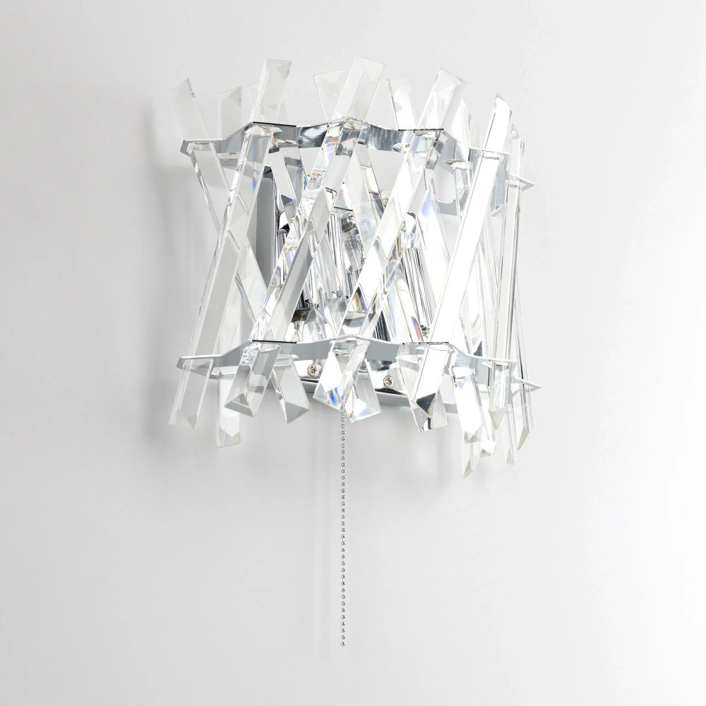 Citilux Ингвар CL334421 Бра хрустальное с выключателем Хром