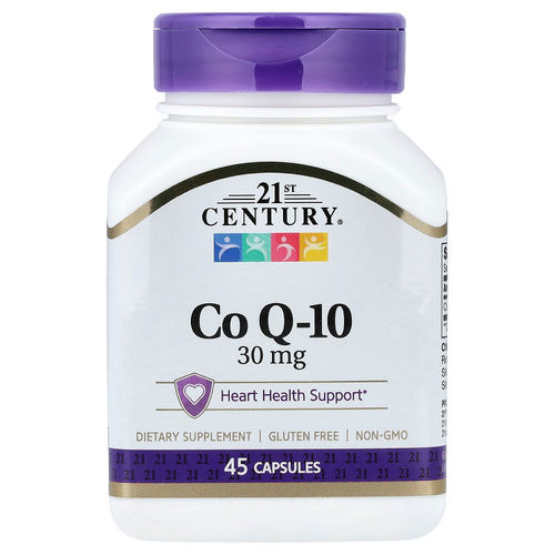 21st Century, Co Q-10, 30 мг, 45 капсул